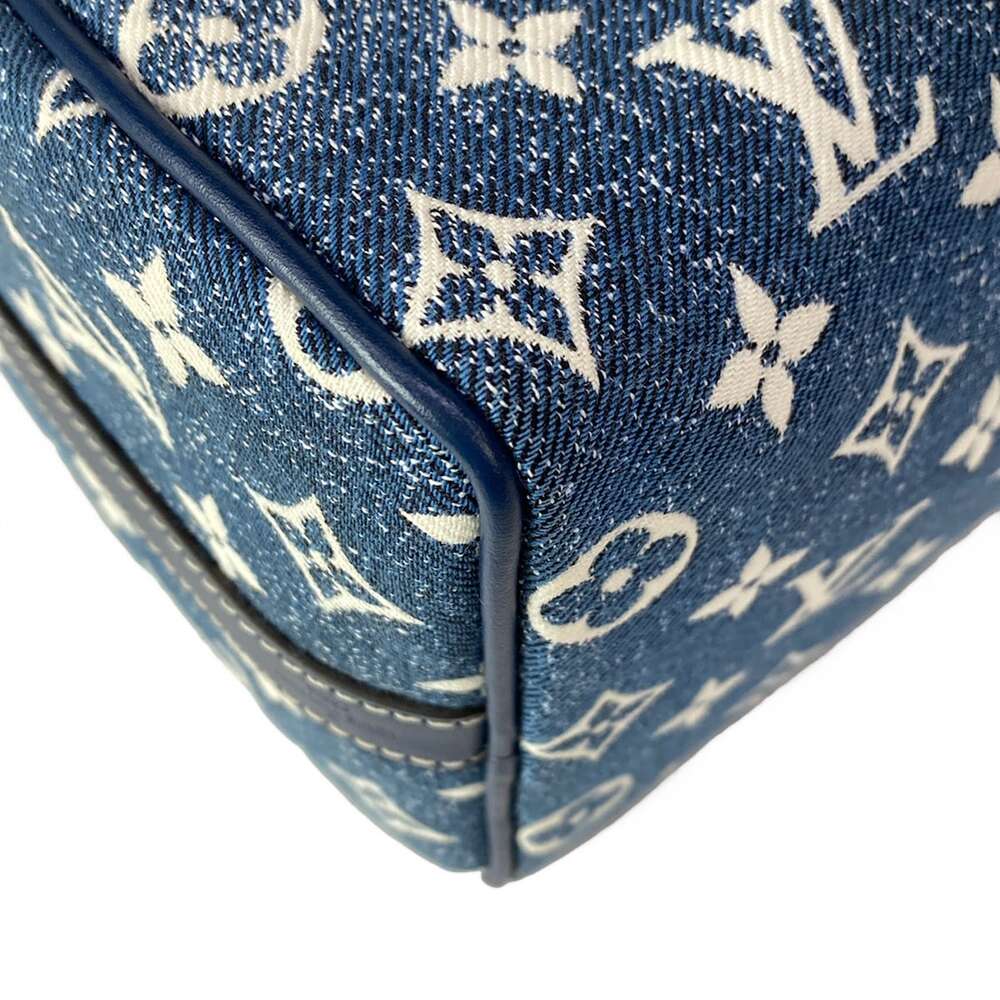 Louis Vuitton Speedy Bandouliere 25 Monogram Jacquard Denim Handbag M59609 - Picture 6 of 16